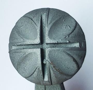 Preview: Riemenknopf, verziert